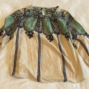 Collective Concepts faux-lace blouse